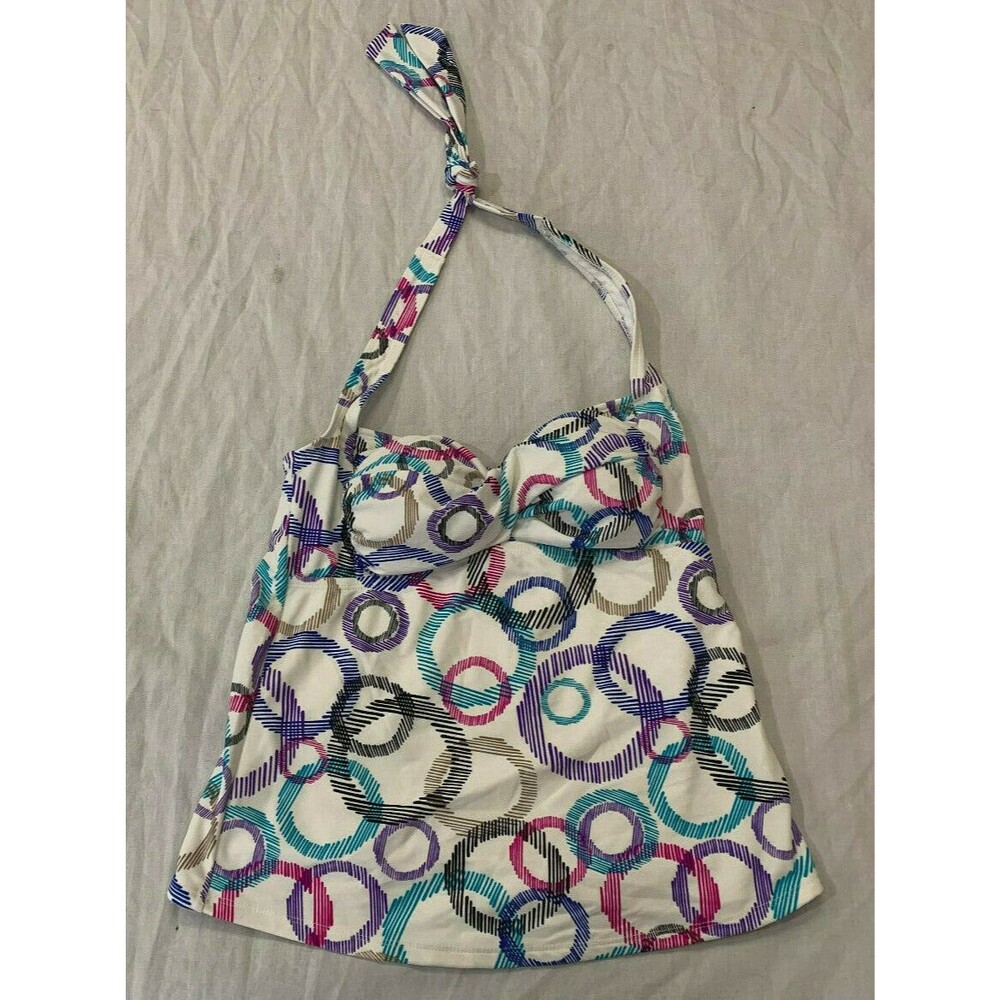 CATALINA WOMENS SWIM TANKINI TOP SIZE S 4-6